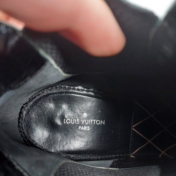 Louis Vuitton Monogram Brown Heels with Black Toe - Picture 4 of 15